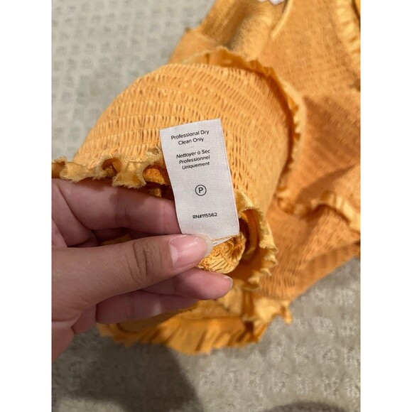 Cinq a Sept Pascal Cold Shoulder Silk Top Sienna size Small - Picture 7 of 11